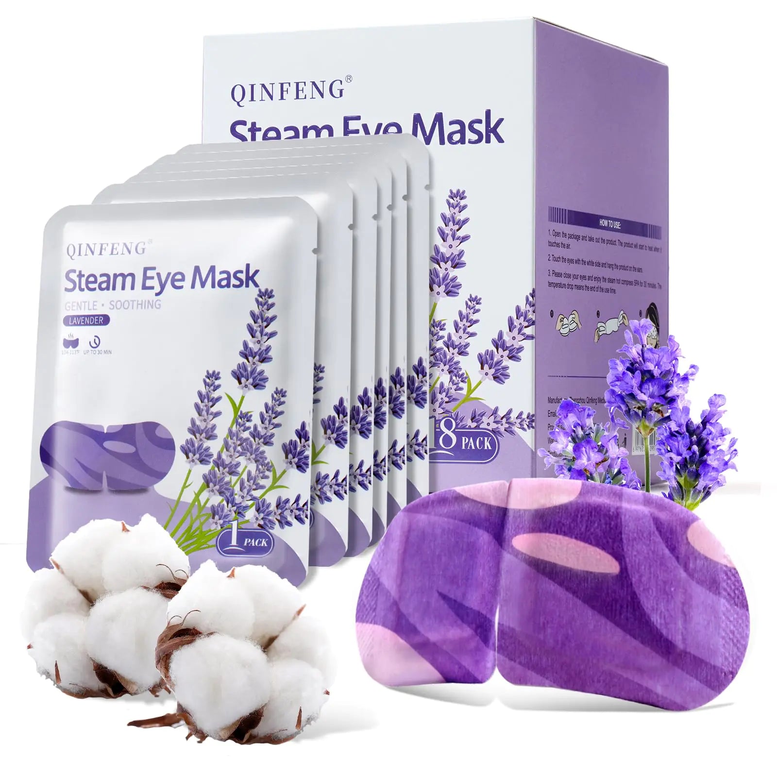 Night Reset™ Lavender Steam Eye Masks (18-Pack)