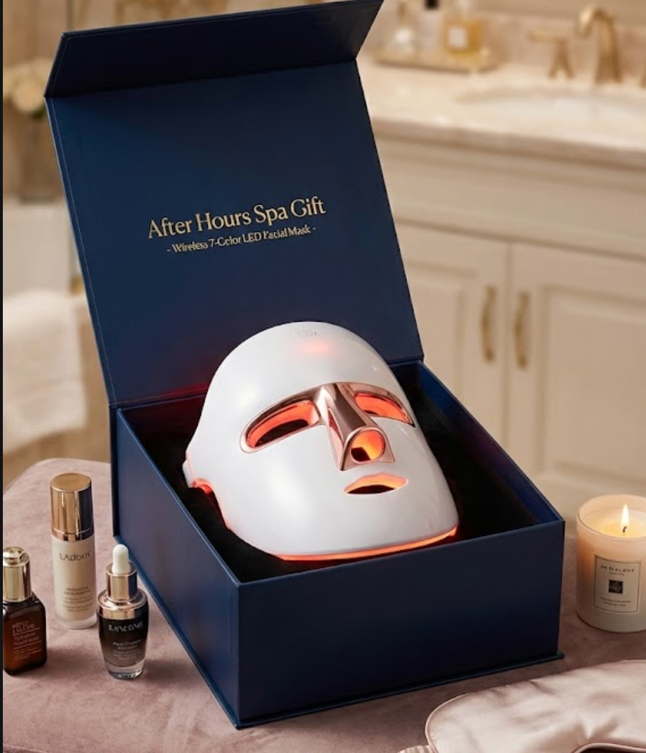 After Hours Spa Mask - Wireless 7-Color LED Facial Mask Luxury At-Home Skincare System