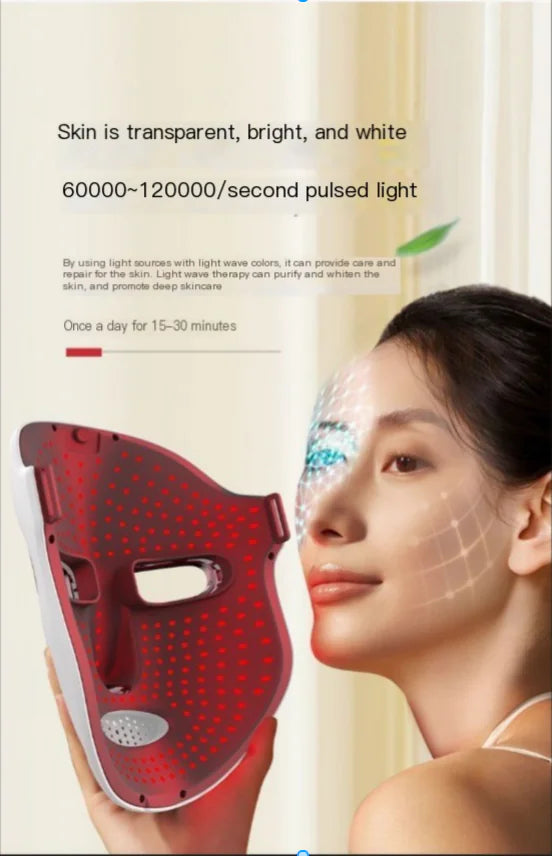 Lumina Clarity Visor - Blue Light LED Therapy Mask for Blemishes, Oily Skin & Clear Complexion