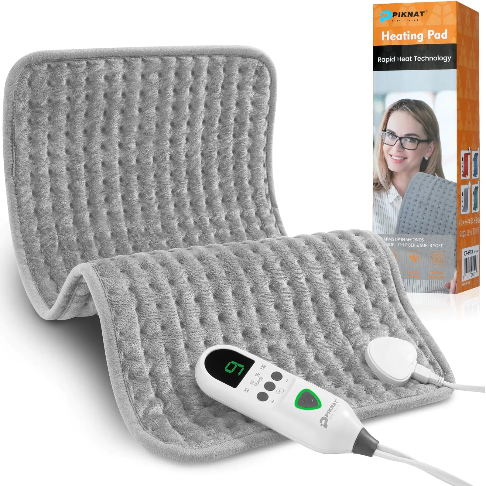 Serenity Core Comfort - Weighted Heating Pad for Period Cramps & Abdominal Relief
